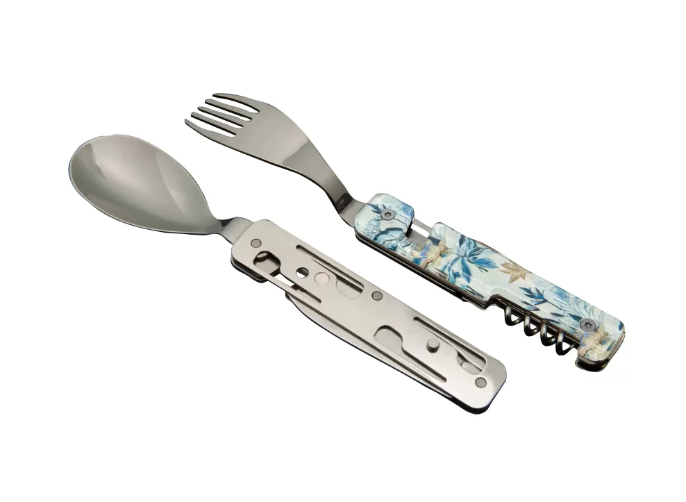 Multifunction Magnetic Cutlery (Mirror Finish) - Persian Bouquet^Akinod Clearance