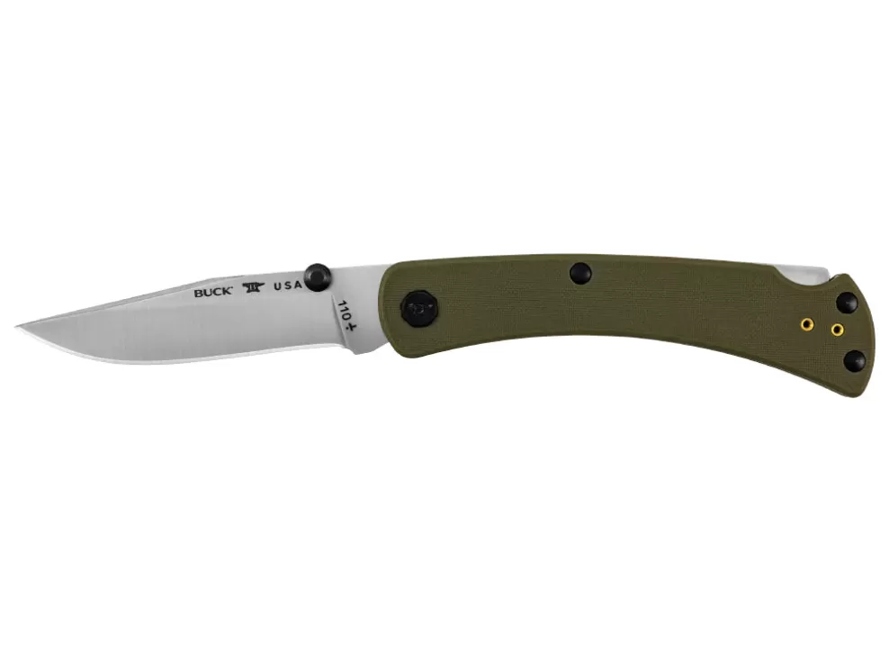 Folding Hunter Slim Pro Trx Knife - O.D. Green^Buck Hot