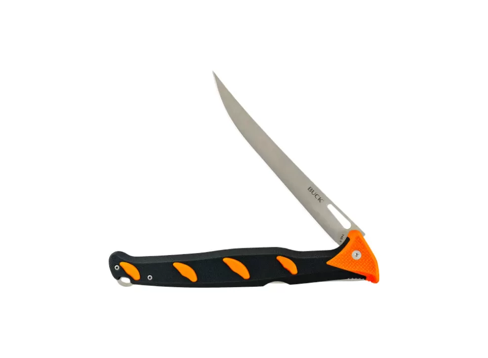 Hookset 6" Freshwater Folding Fillet Knife^Buck Cheap