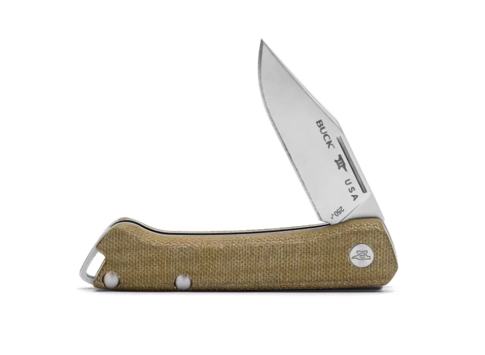 Saunter Clip Knife - Green Micarta^Buck Cheap