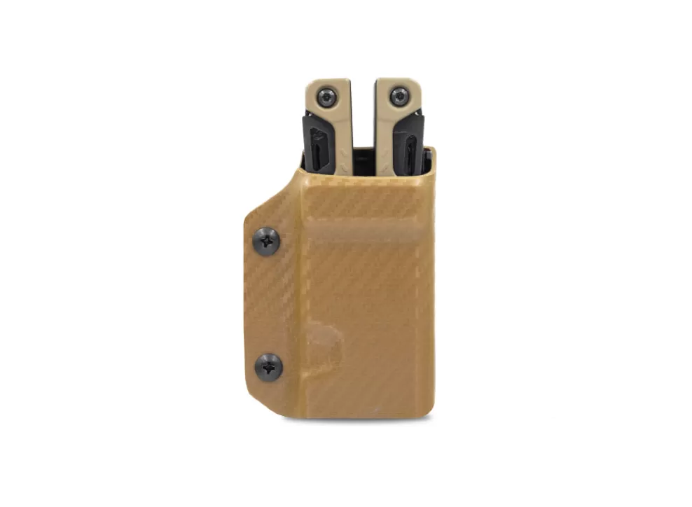 Kydex Sheath: Leatherman Oht - Brown Carbon Fibre^Clip & Carry Outlet