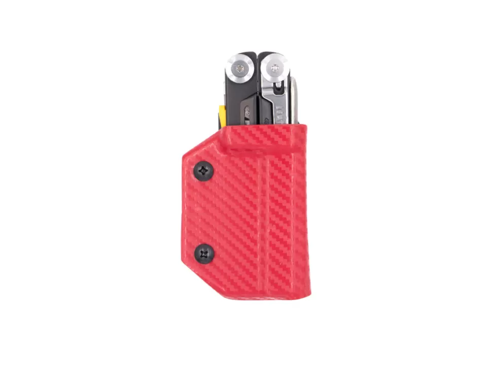 Kydex Sheath: Leatherman Signal - Red Carbon Fibre^Clip & Carry Online