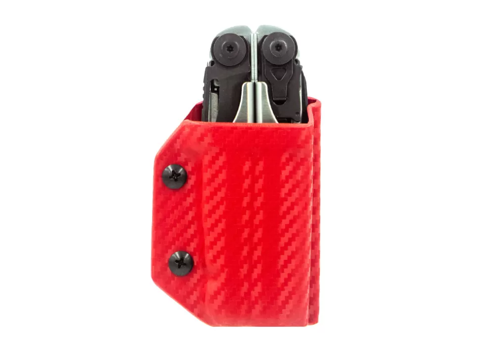 Kydex Sheath: Leatherman Surge - Red Carbon Fibre^Clip & Carry Online