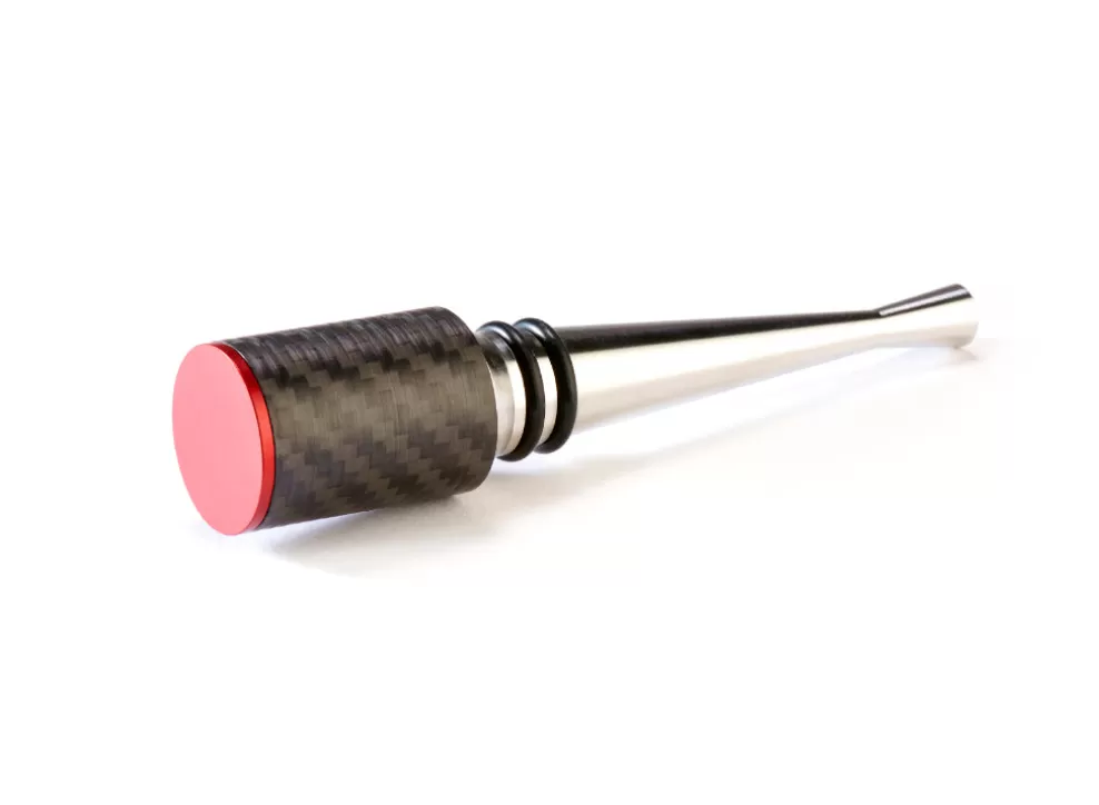 Bottle Stopper - Red Carbon Fibre Top^Farfalli Store