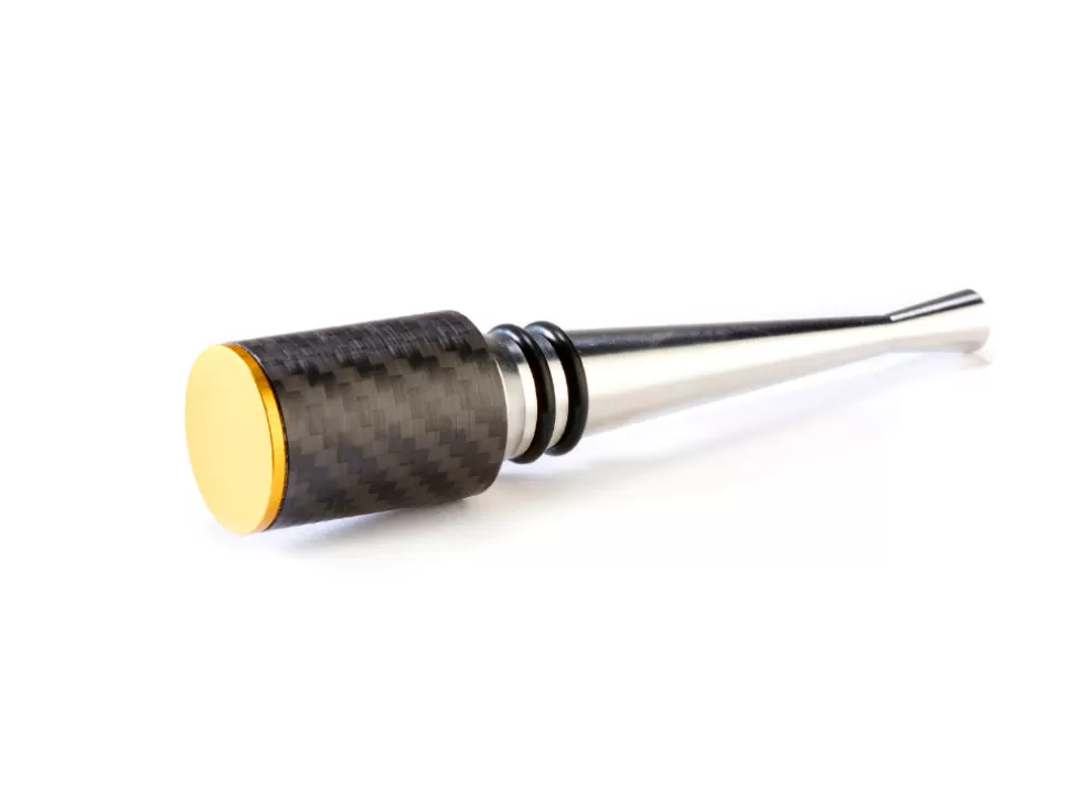 Bottle Stopper - Yellow Carbon Fibre Top^Farfalli Outlet