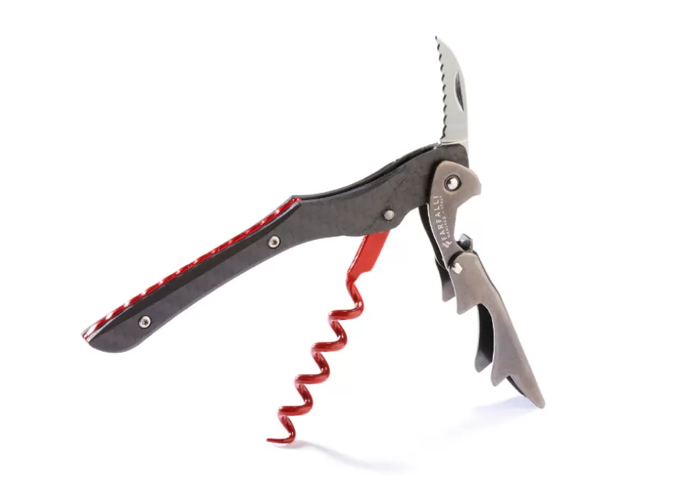 Fibra Corkscrew - Red Carbon Fibre^Farfalli Best Sale