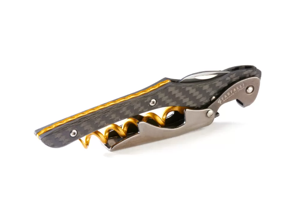 Fibra Corkscrew - Yellow Carbon Fibre^Farfalli Clearance