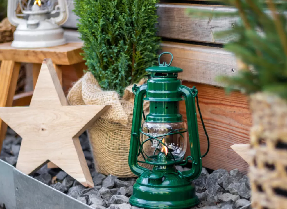 Baby Special 276 Hurricane Lantern - Moss Green^Feuerhand Clearance