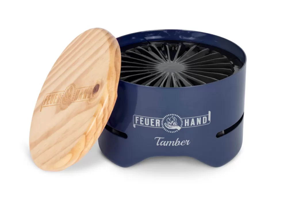 Tamber Table Top Grill - Cobalt Blue^Feuerhand Shop