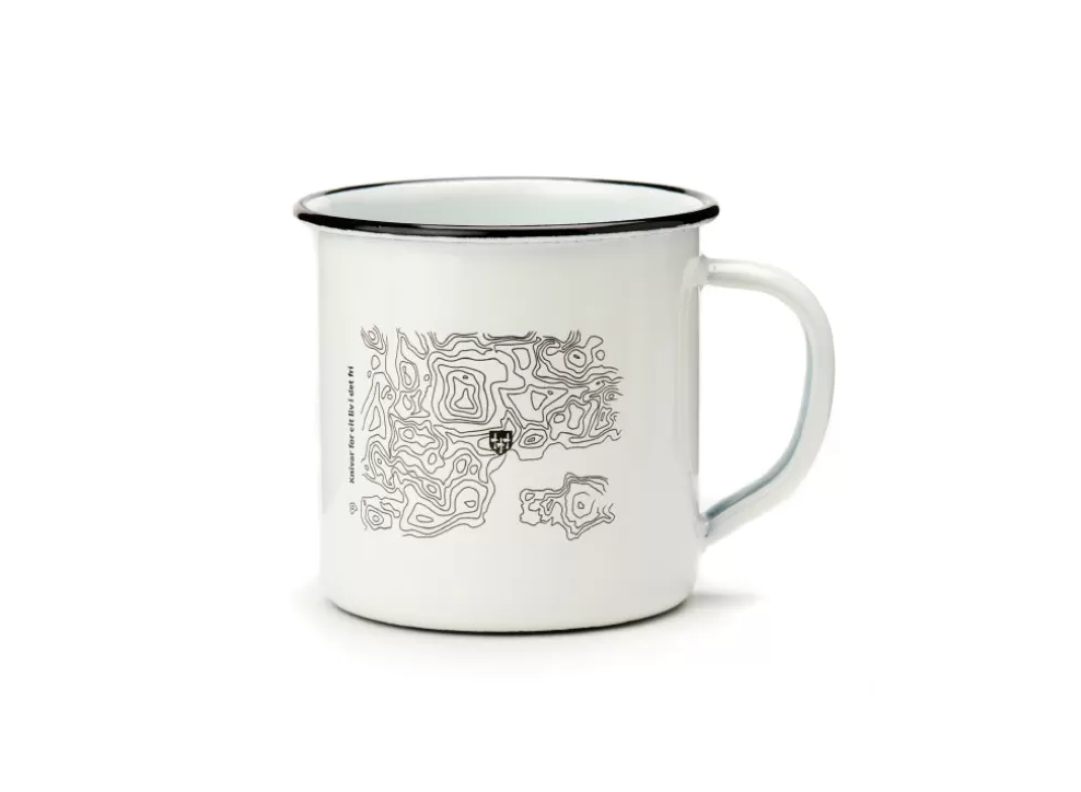 Map Enamel Mug^Helle Hot