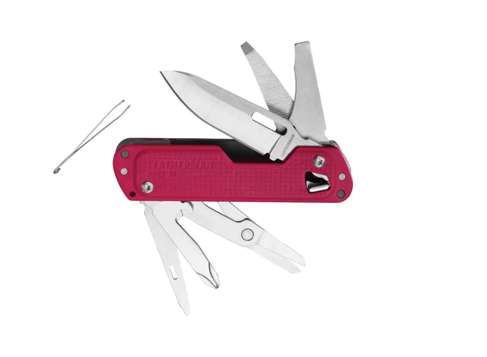 Free® T4 Multipurpose Tool - Crimson^Leatherman Online