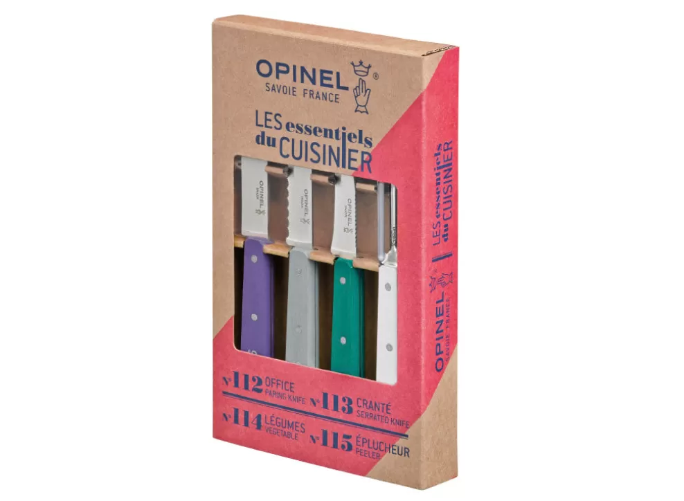 Art Deco 4Pc Kitchen Knife Set^Opinel Shop