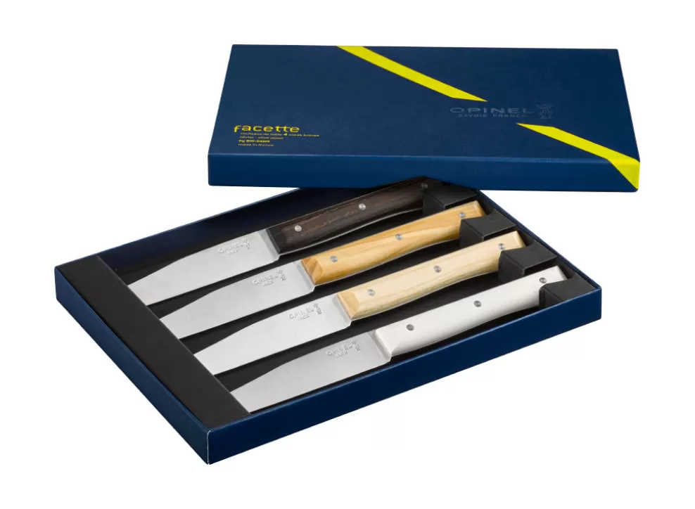 Facette 4Pc Table Knife Box Set - Mixed^Opinel Hot