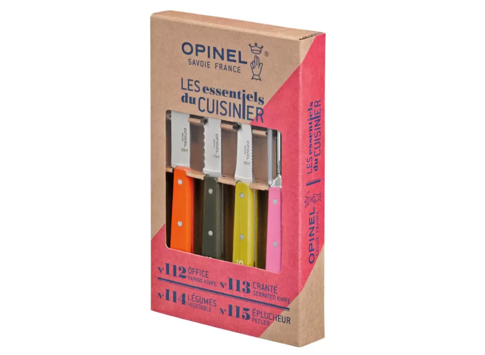 Fifties 4Pc Kitchen Knife Set^Opinel Hot