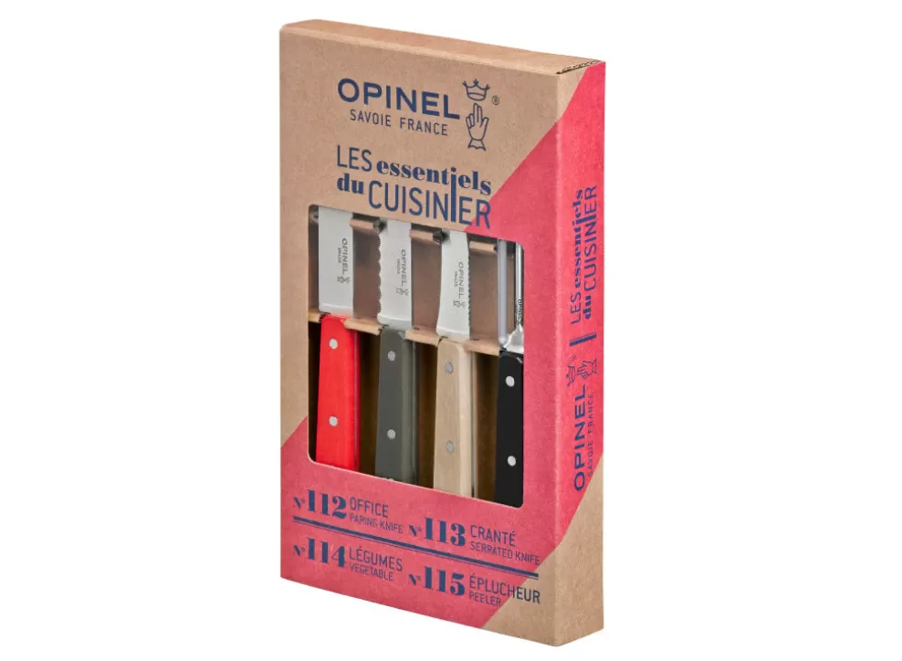 Loft 4Pc Kitchen Knife Set^Opinel Hot