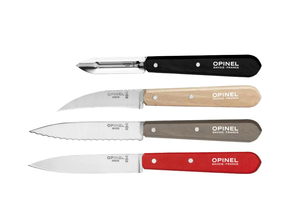 Loft 4Pc Kitchen Knife Set^Opinel Cheap