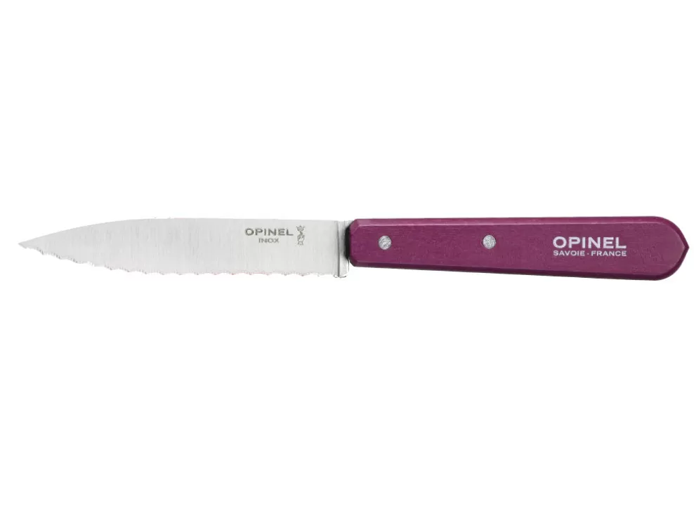 No.113 Serrated Knife - Plum^Opinel Store