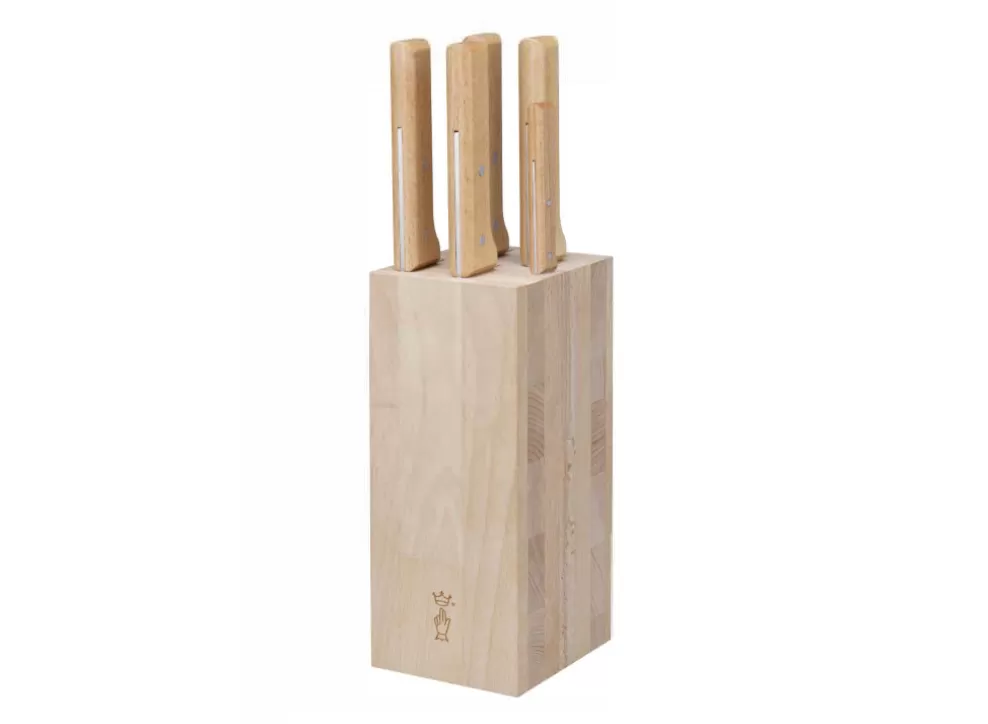 Parallele 5Pc Bread Knife Block Set^Opinel Cheap