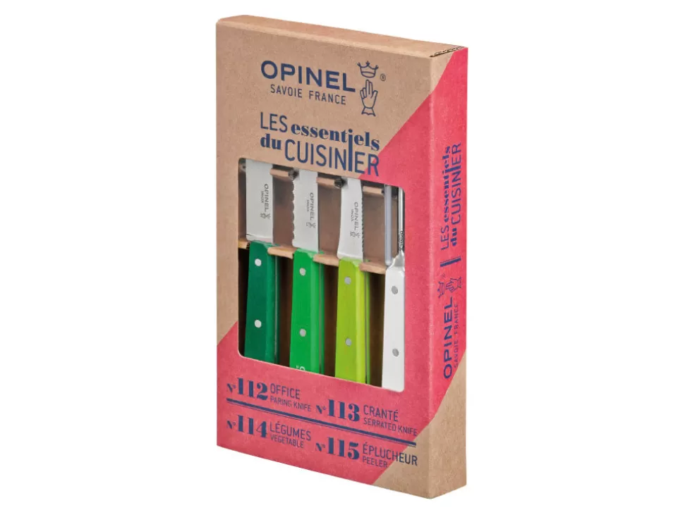 Primavera 4Pc Kitchen Knife Set^Opinel New