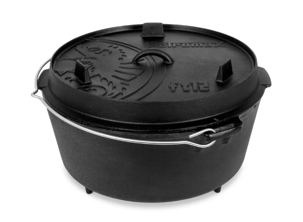 10.8L Cast Iron Dutch Oven With Legs^Petromax Flash Sale