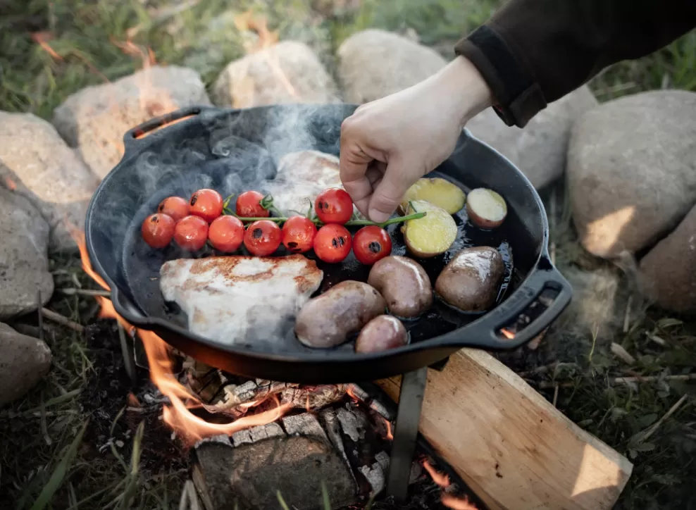 40Cm Cast Iron Fire Skillet With Two Handles^Petromax Flash Sale