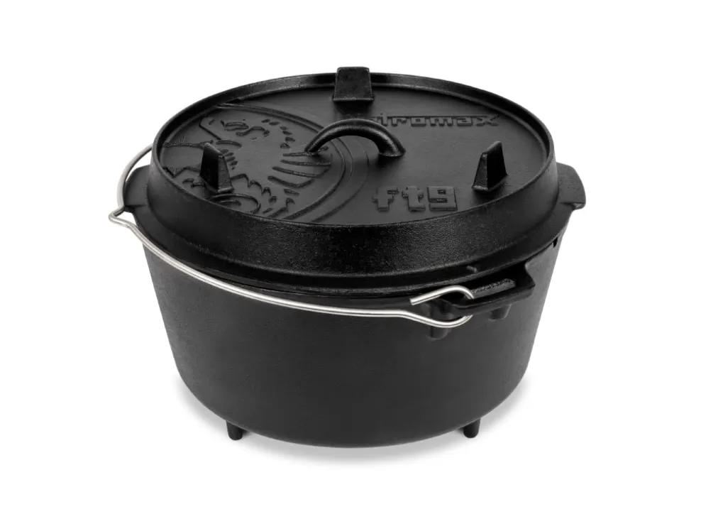 7.5L Cast Iron Dutch Oven With Legs^Petromax New