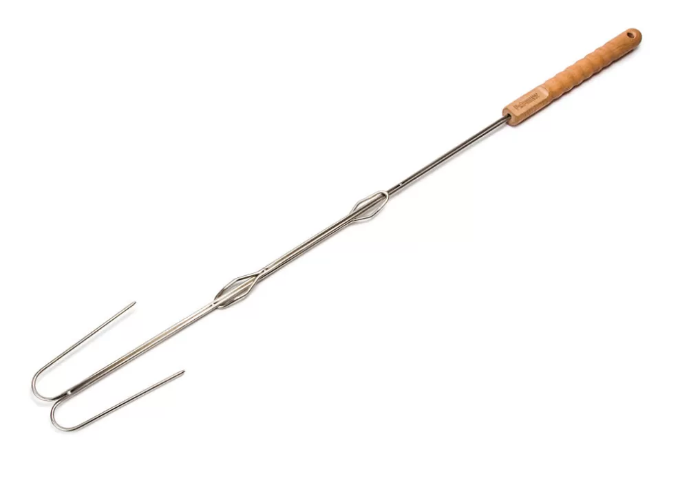 Pack Of 2 Campfire Skewers With Bent Prongs^Petromax Store