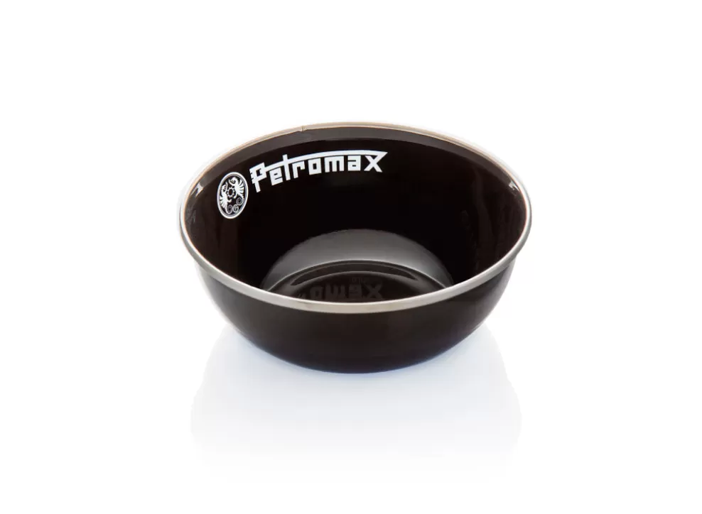 Set Of 2 Enamel Bowls - Black - Medium^Petromax Store