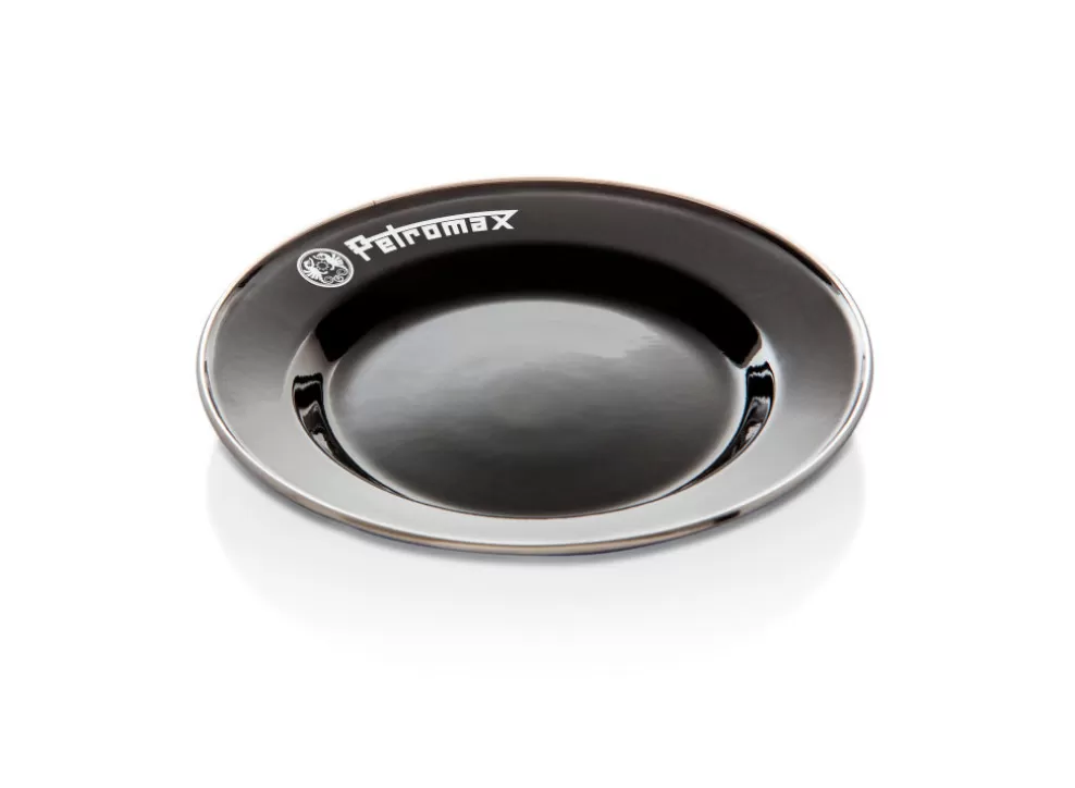 Set Of 2 Enamel Plates - Black - Medium^Petromax Cheap