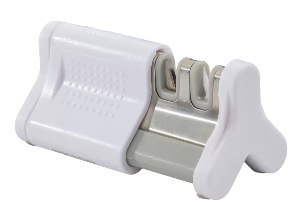 Smith's Slide-Sharp Edge Grip 2-Slot Knife Sharpener - White^Smith's Housewares Discount