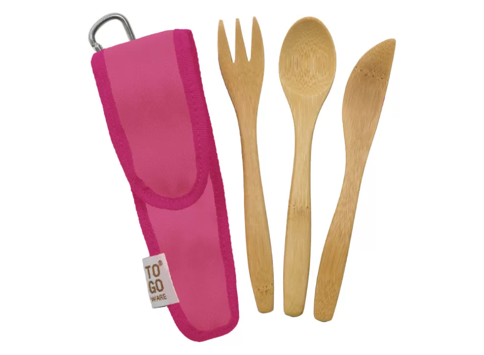 To-Go Ware Bamboo Kids Utensil Set - Melon^ChicoBag Sale