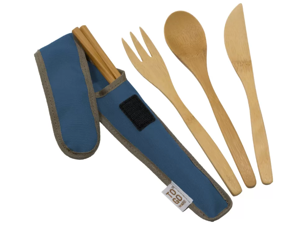 To-Go Ware Bamboo Utensil Set - Indigo^ChicoBag Store