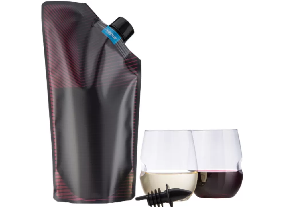 Wandervino Collection & 2 Glass Set - Maroon^Vapur Discount