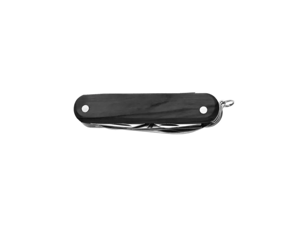 Whitby Black Pakkawood Multipurpose Folding Knife (2.76") W/ 7 Tools^* Cheap