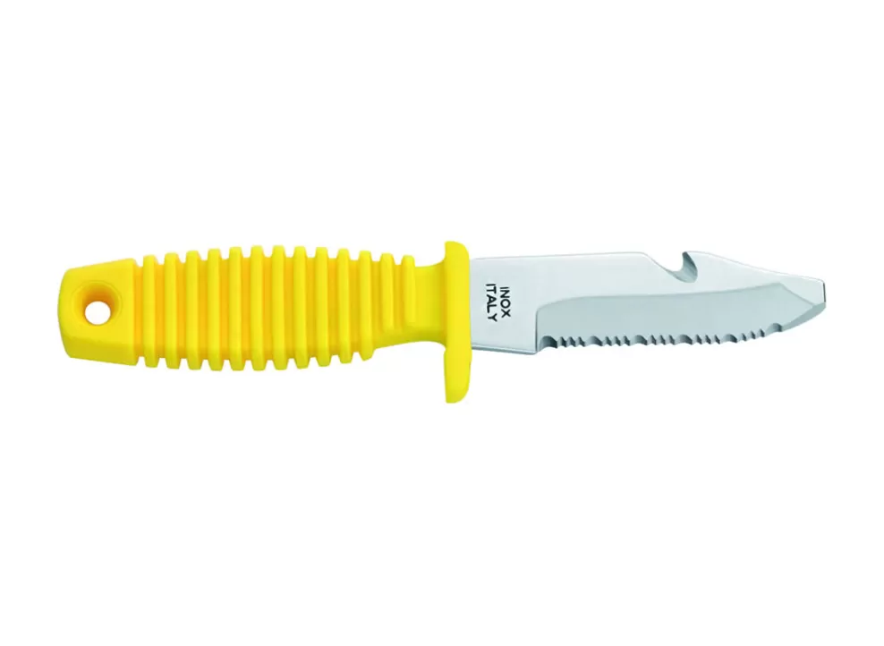 Whitby Blunt Ended Diver's Knife (3") - Yellow^* Hot