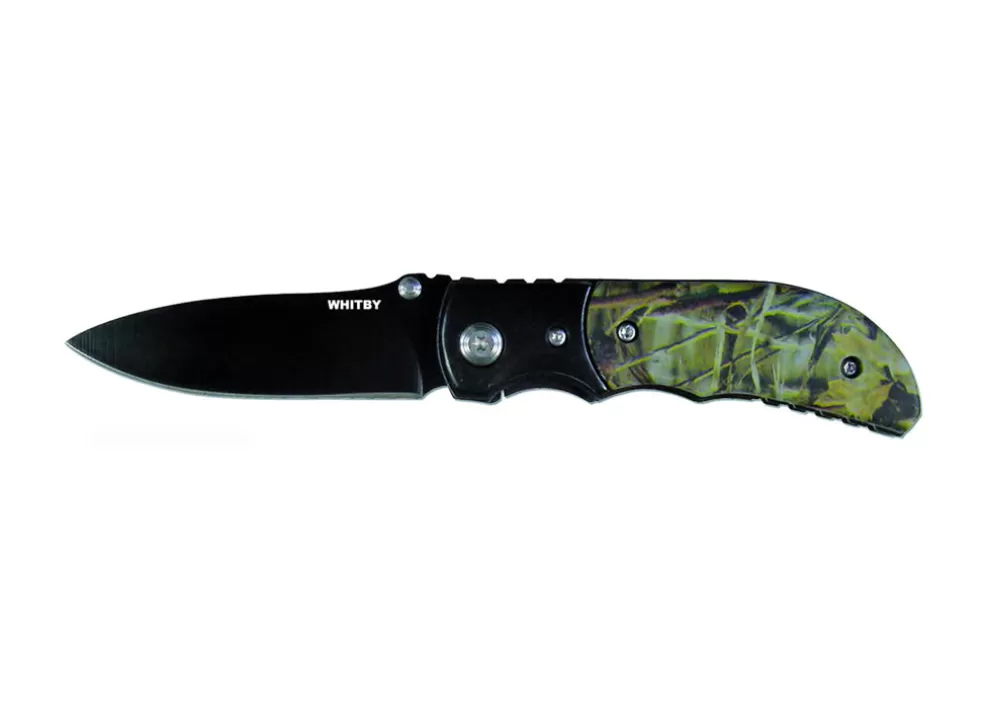 Whitby Camo Lock Knife (2.75")^* Fashion