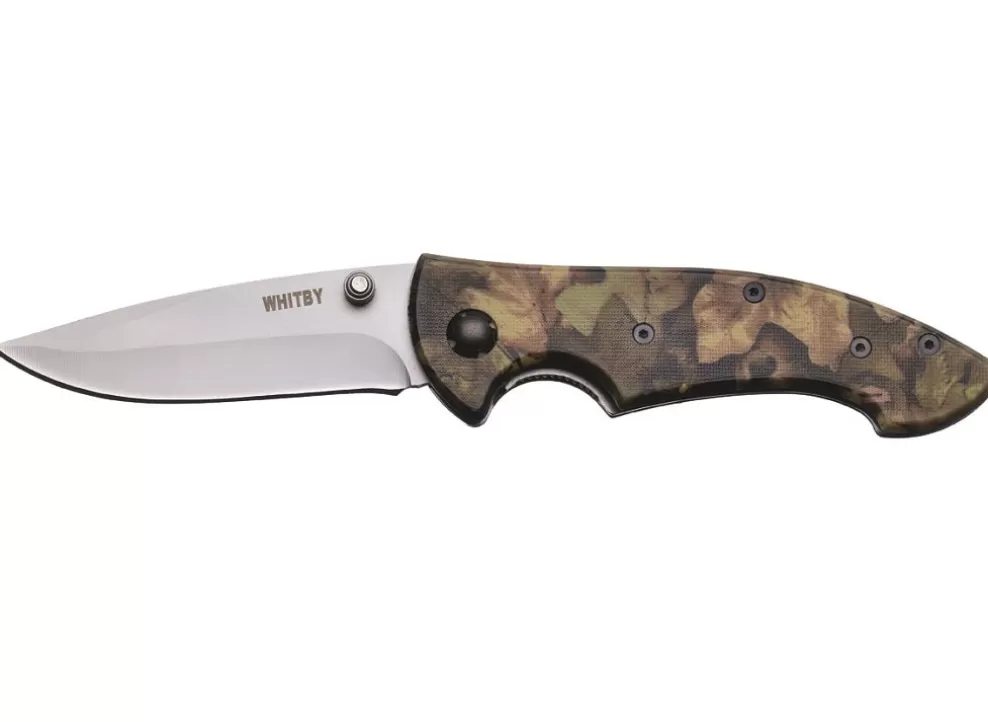 Whitby Camo Lock Knife (3")^* Flash Sale