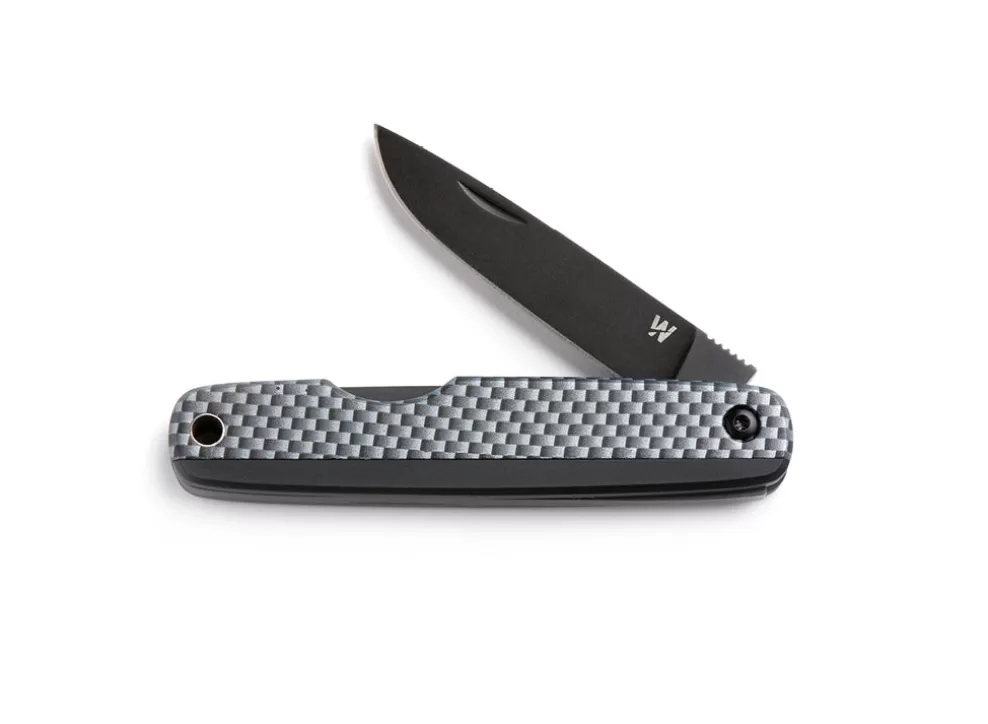 Whitby Kent Edc Pocket Knife (2.25") - Carbon Fibre Pattern^* Cheap