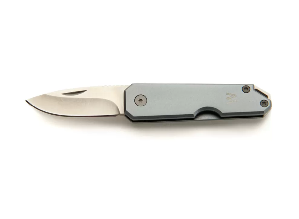 Whitby Leven Edc Pocket Knife (1.75") - Titanium Grey^* New