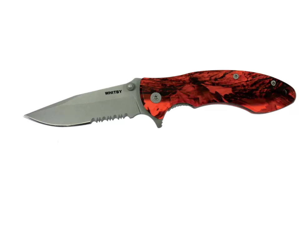 Whitby Orange Camo Lock Knife (2.75")^* Hot