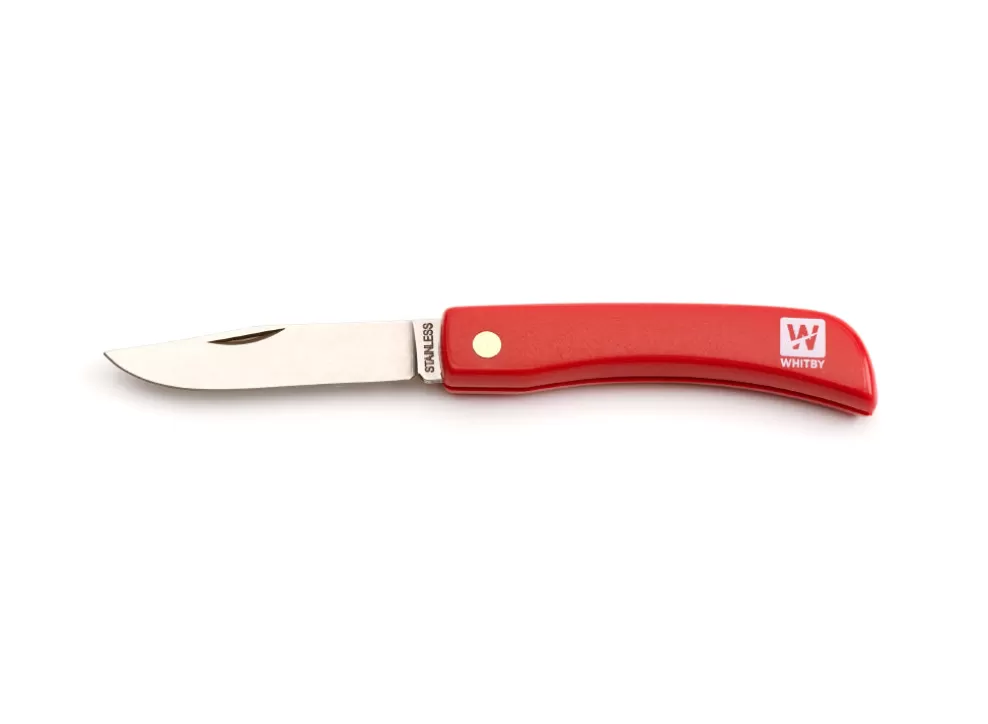 Whitby Pocket Knife (2.75") - Red^* Hot