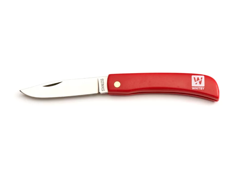 Whitby Pocket Knife (3.25") - Red^* Cheap