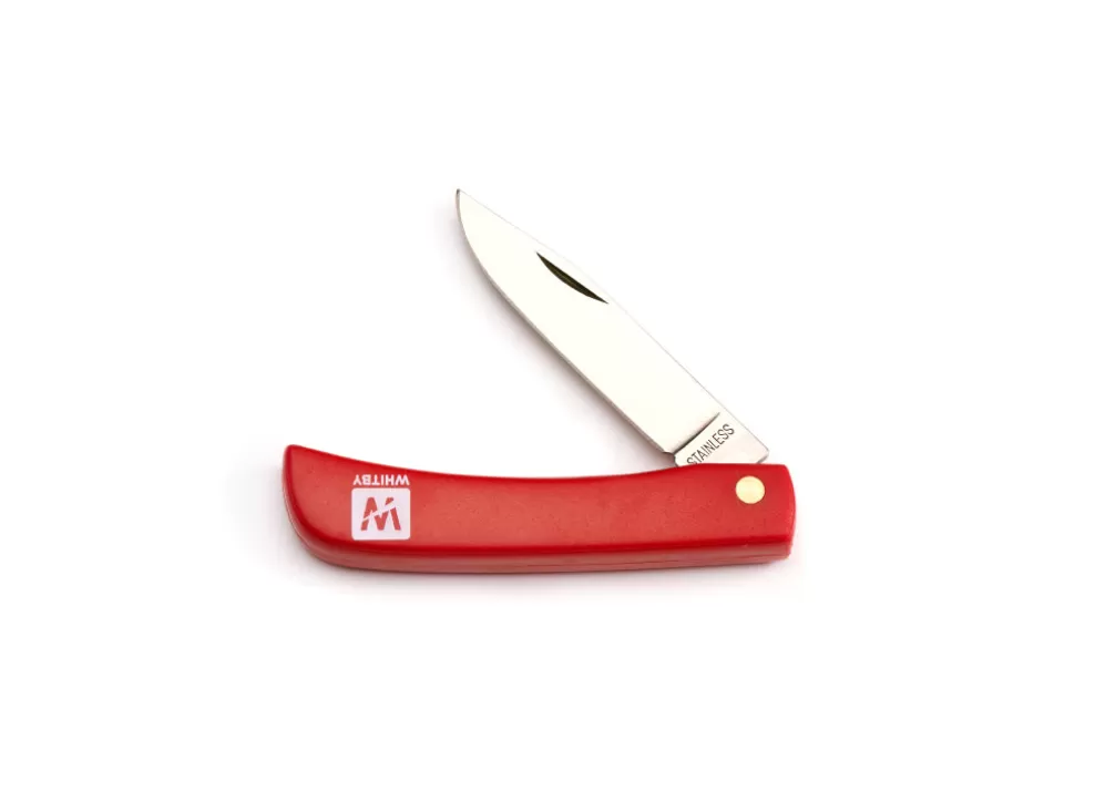 Whitby Pocket Knife (3.25") - Red^* Cheap