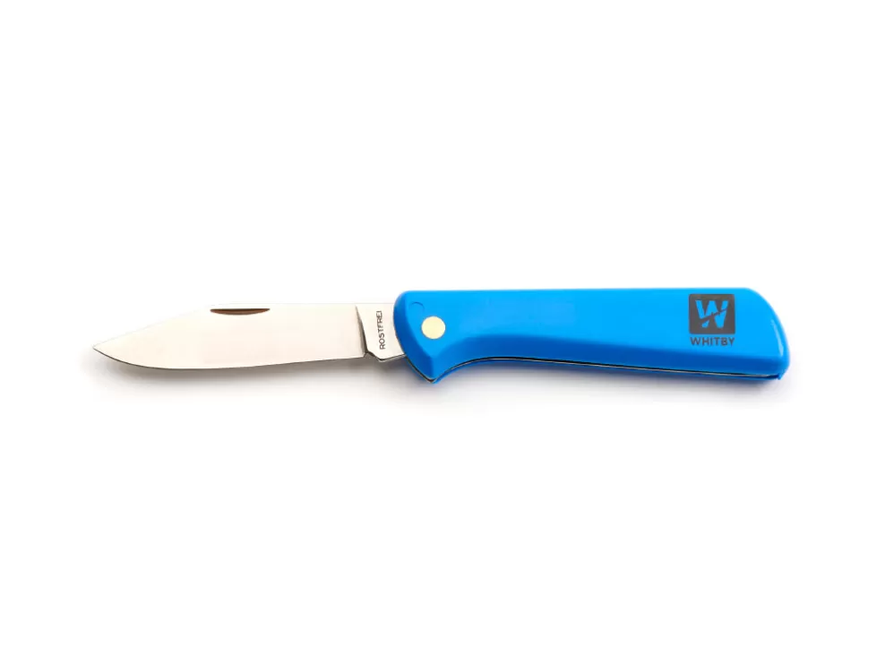 Whitby Pocket Knife (3") - Blue^* New