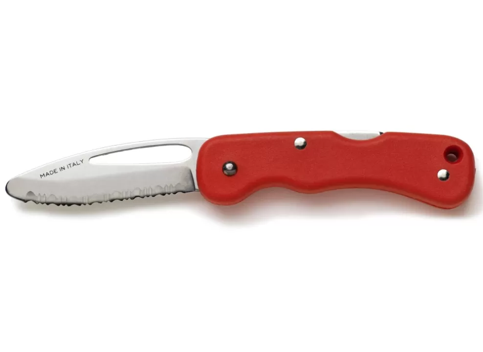 Whitby Safety/Rescue Blunt Ended Lock Knife (2.5") - Red^* Shop