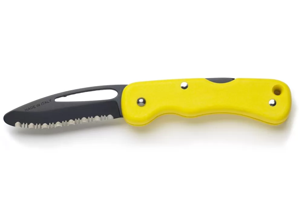 Whitby Safety/Rescue Blunt Ended Lock Knife (2.5") - Yellow^* Shop