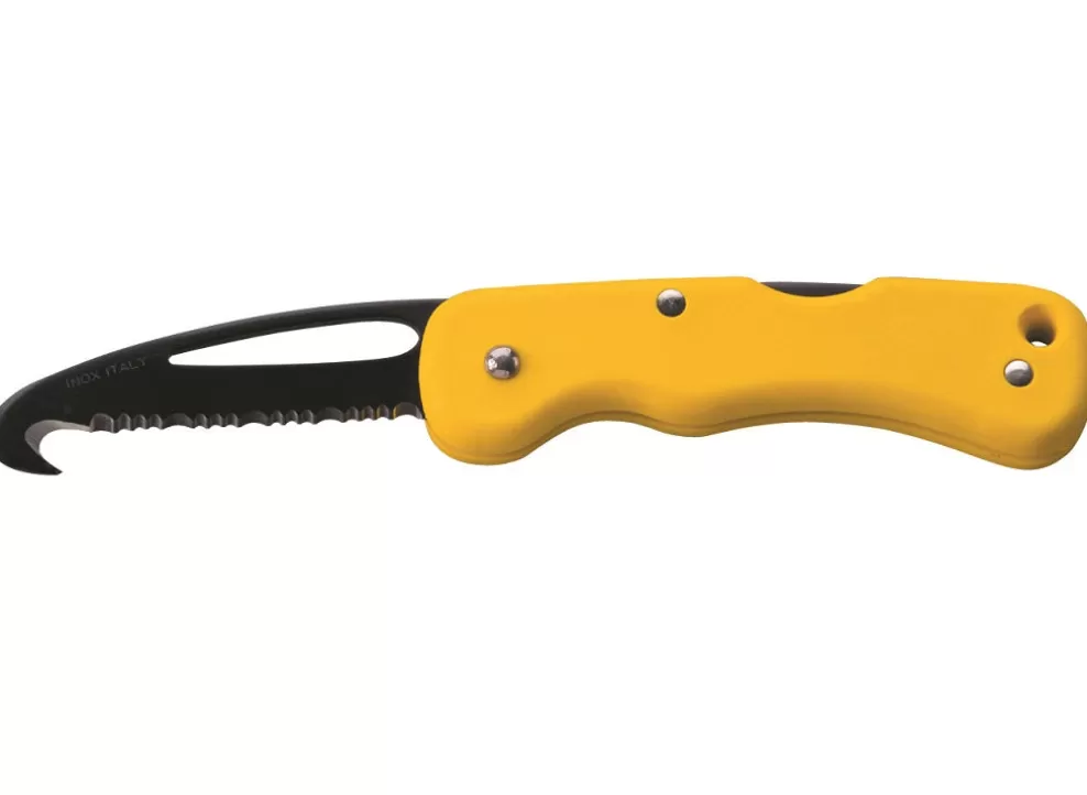 Whitby Safety/Rescue Lock Knife W/ Cutting Hook (2.5") - Yellow^* Best Sale