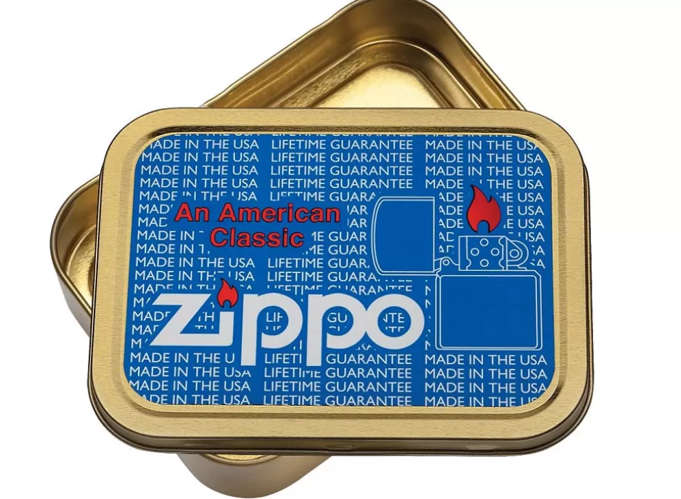 2 Ounce Tobacco Tin^Zippo New