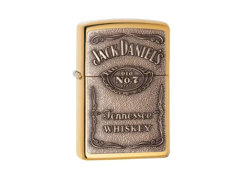 Jack Daniel's Lighter - High Polish Brass^Zippo Hot