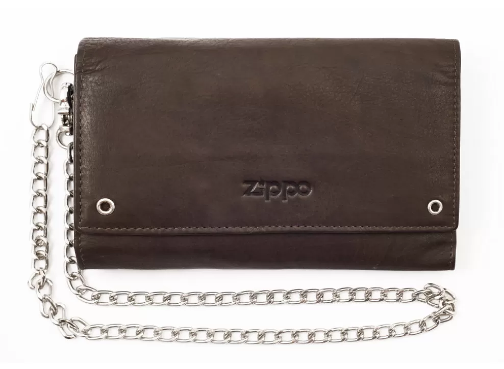 Leather Biker Wallet^Zippo Online